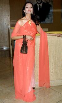 Barbara Carrera at the Gala Event Honoring Army Archerd's 50th year.