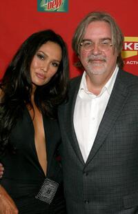 Tia Carrere and Matt Groening at the Spike TV's 2007 "Video Game Awards".