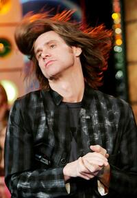 Jim Carrey at the MTV's Total Request Live at MTV Studios.