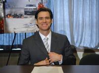 Jim Carrey at the press conference for the UN Security Council.