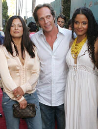 Elpidia Carrillo, William Fichtner and Sydeny Tamiia Poitier at the California premiere of "Nine Lives" during the Los Angeles Film Festival.
