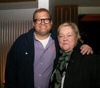 Drew Carey and Kathy Kinney at the launch party of "Between The Bridge and the River."