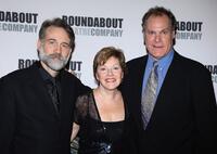 Boyd Gaines, Helen Carey and Jay O. Sanders at the curtain call of the opening night of "Pygmalion."