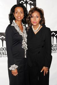 Diahann Carroll and her daughter Suzanne Kay at the Thurgood Marshall Scholarship Funds annual dinner at the Sheraton New York Hotel.