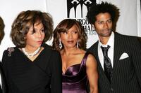 Diahann Carroll, Angela Bassett and Eric Benet at the Thurgood Marshall Scholarship Funds annual dinner at the Sheraton New York Hotel.