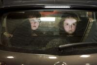 Chandler Canterbury and Lara Robinson in "Knowing."