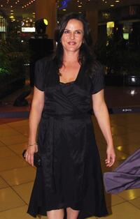 Gia Carides at the Red Carpet for the opening night of "The Producers."