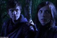 Cyrille Thouvenin as David and Barbara Goenaga as Lila in ``The Village of Shadows.''
