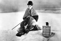 A scene from the film THE GOLD RUSH.