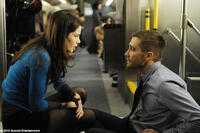 Michelle Monaghan as Christina and Jake Gyllenhaal as Colter Stevens in "Source Code.''