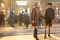 Chloe Moretz as Isabelle and Asa Butterfield as Hugo Cabret in "Hugo.''