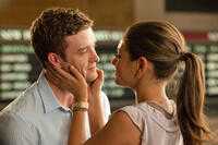 Justin Timberlake as Dylan and Mila Kunis as Jamie in ``Friends with Benefits.''