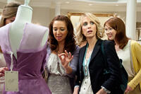 Maya Rudolph as Lillian, Kristen Wiig as Annie and Ellie Kemper as Becca in ``Bridesmaids.''