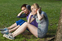 Maya Rudolph as Lillian and Kristen Wiig as Annie in ``Bridesmaids.''