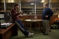Brad Pitt as Billy Beane and Jonah Hill as Peter Brand in ``Moneyball.''