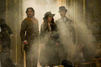 Robert Downey Jr., Noomi Rapace and Jude Law in "Sherlock Holmes: A Game of Shadows."