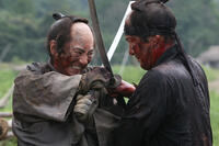 Masachika Ichimura as Hanbei Kitou and Koji Yakusho as Shinzaemon Shimada in ``13 Assassins.''