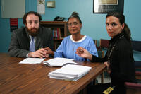 Joshua Safran, Debbie Peagler and Nadia Costa in ``Crime After Crime.''