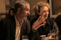 Oliver Muirhead as Bernard and Alex Kingston as Jackie in ``Like Crazy.''