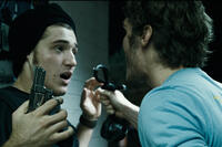 Trevor Morgan as Adam Buckley and Preston Vanderslice as Scott in ``Brotherhood.''