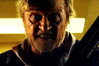 Rutger Hauer as Hobo in ``Hobo with a Shotgun.''