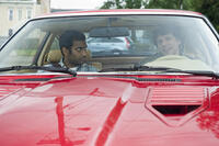 Aziz Ansari as Chet and Jesse Eisenberg as Nick in ``30 Minutes or Less.''
