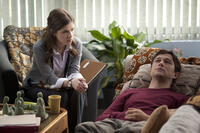 Anna Kendrick as Katie and Joseph Gordon-Levitt as Adam in ``50/50.''