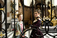 Lisa Feret as Louise de France and Marie Feret as Nannerl Mozart in ``Mozart's Sister.''