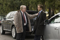 Philip Seymour Hoffman as Paul Zara and Ryan Gosling as Stephen Myers in "The Ides of March.''