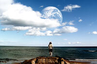Brit Marling as Rhoda Williams in ``Another Earth.''
