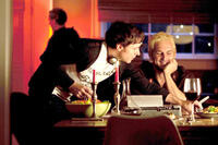 (L-R) Michael Goldbach and Josh Lucas on the set of "Daydream Nation."