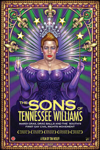 Poster art for "The Sons of Tennessee Williams."