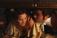 Joana de Verona as Eugenia and Ricardo Pereira as Alberto de Magalhaes in ``Mysteries of Lisbon.''
