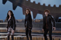 Alexa Vega as Carmen Cortez,  Jessica Alba as Marissa Cortez Wilson and Daryl Sabara as Juni Cortez in``Spy Kids: All the Time in the World.''
