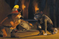 Puss in Boots and Kitty Softpaws in ``Puss in Boots.''