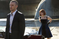 Justin Timberlake as Will Salas ans Amanda Seyfried as Sylvia in ``In Time.''