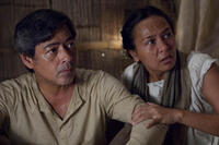Joel Torre as Rafael and Rio Locsin as Corazon in ``Amigo.''