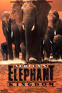 Poster art for "Africa's Elephant Kingdom."