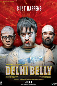 Poster art for "Delhi Belly."