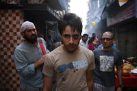 Kunaal Roy Kapur as Nitin, Imran Khan as Tashi and Vir Das in ``Delhi Belly.''