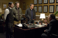 Michael Pena, Casey Affleck, Ben Stiller and Alan Alda in "Tower Heist."