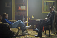 Tom Hardy as Ricki Tarr and Gary Oldman as George Smiley in "Tinker Tailor Soldier Spy.''