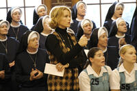 Carla Gugino as Cathy Rush in ``The Mighty Macs.''