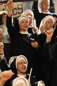 Ellen Burstyn as Mother St. John in ``The Mighty Macs.''