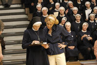 Marley Shelton as Sister Sunday and Carla Gugino as Cathy Rush `` The Mighty Macs.''