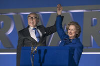 Jim Broadbent as Denis Thatcher and Meryl Streep as Margaret Thatcher in ``The Iron Lady.''