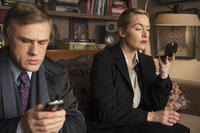 Christoph Waltz as Alan and Kate Winslet as Nancy in "Carnage.''