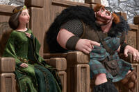 Queen Elinor and King Fergus in ``Brave.''