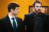 Mark Kassen as Paul Danziger and Chris Evans as Mike Weiss in ``Puncture.''