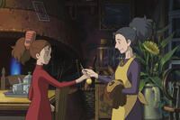 Arrietty and Homily in "The Secret World of Arrietty.''